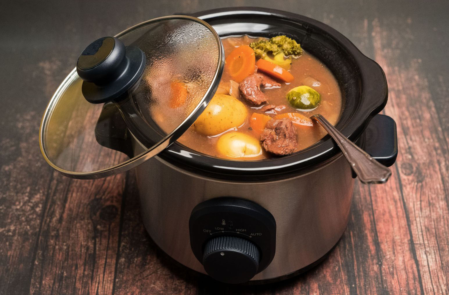stew in crock pot