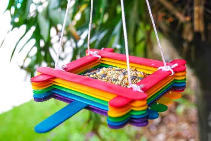 Creation Station- Popsicle Stick Bird Feeders
