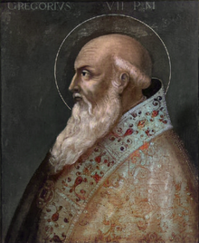 portrait of Pope Gregory VII