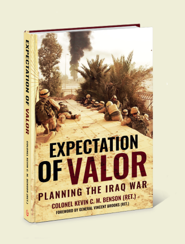 cover of the book Expectation of Valor with soldiers in Iraq