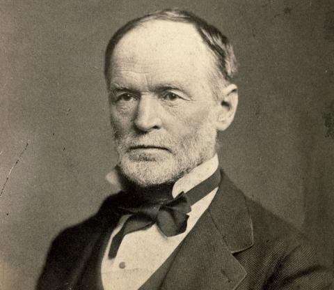 photo of Gen. William T. Sherman as an older man in civilian clothes