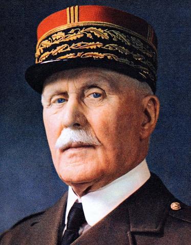 photo of Philippe Pétain in color