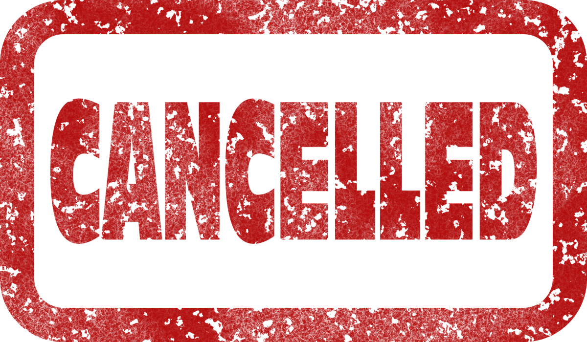 cancelled in red letters