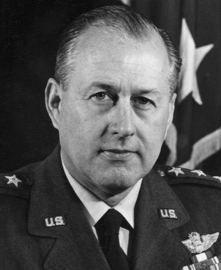 black and white photo of General Thomas S. Power