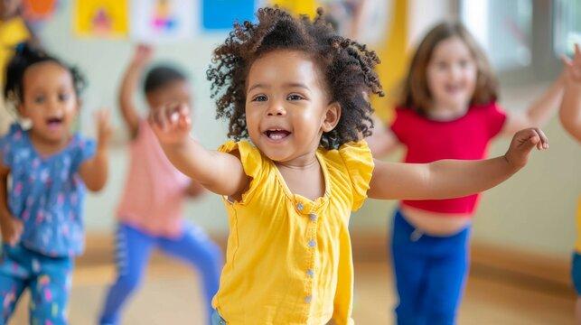 toddlers dancing